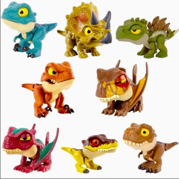 ⭐️ 5/$25 ⭐️ Jurassic World JW Stegosaurus Camp Cretaceous Snap Squad - Picture 4 of 4